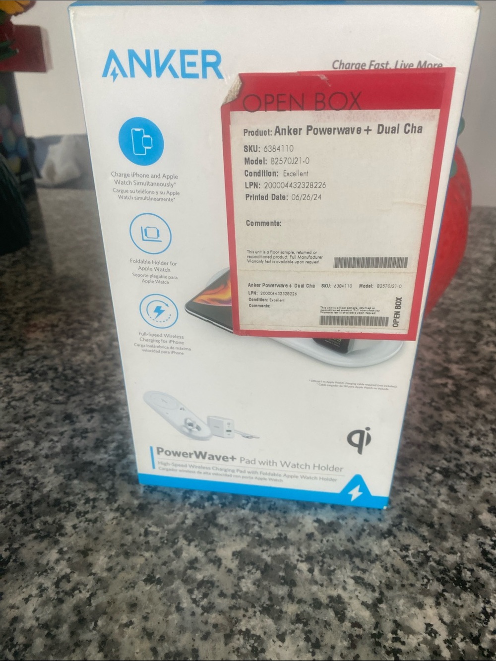 ANKER PowerWave + Pad with Watch holder